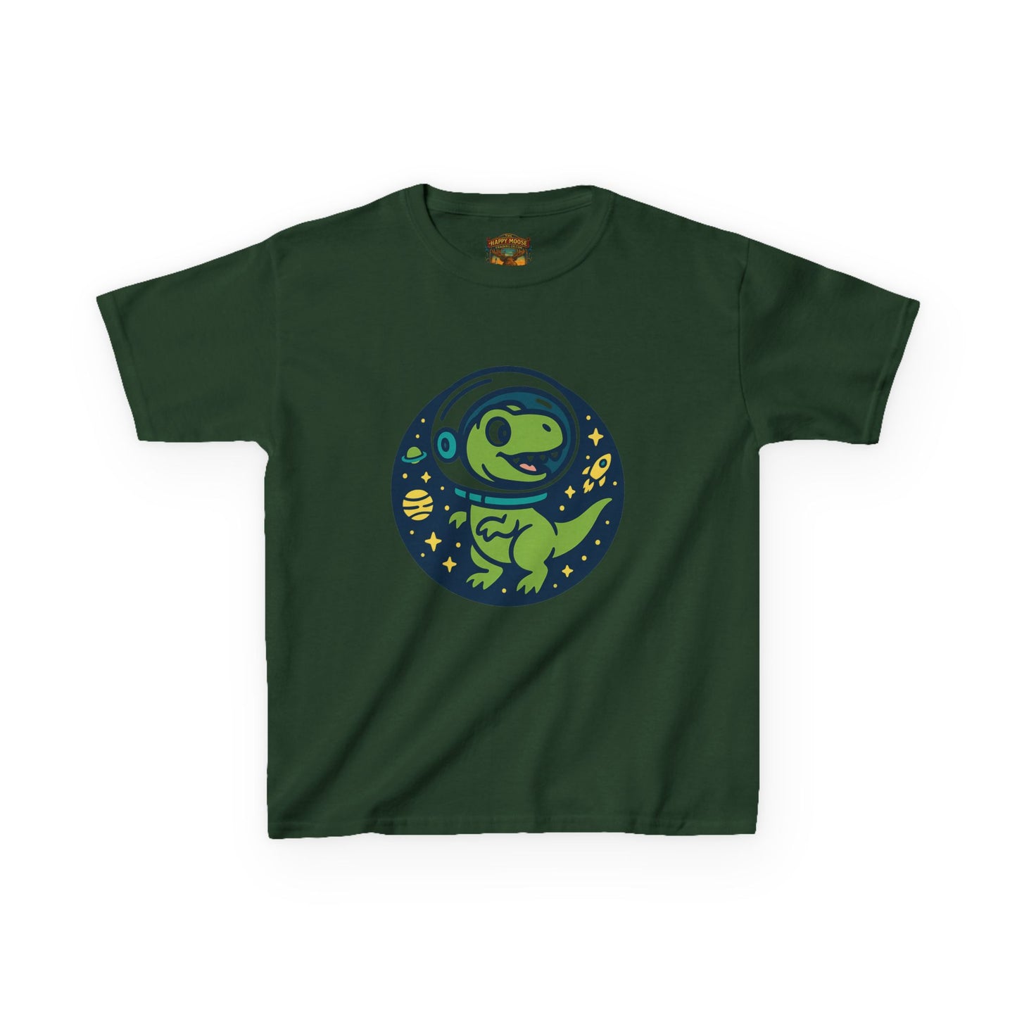 Kids Tee — Space Dino Astronaut Graphic