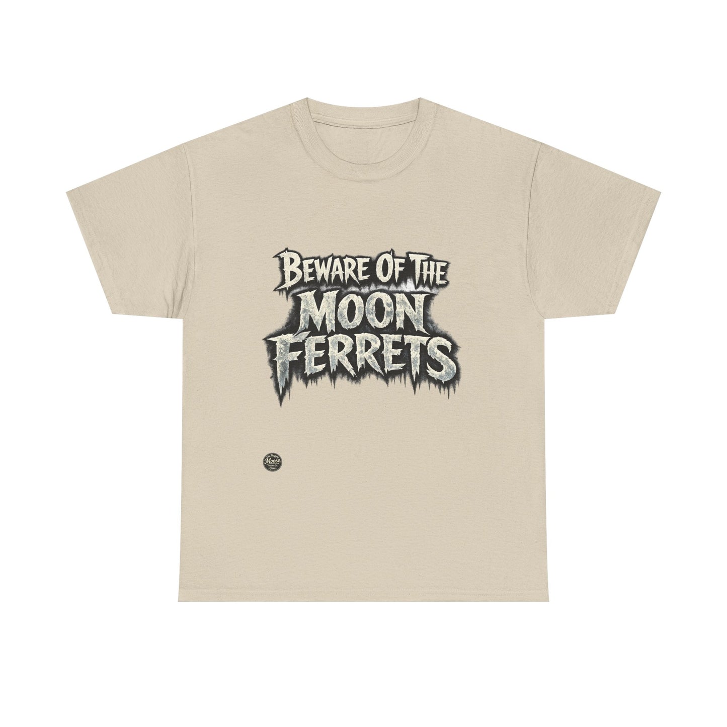 Beware of the Moon Ferrets T-Shirt — Cute Spooky Ferret Graphic Tee
