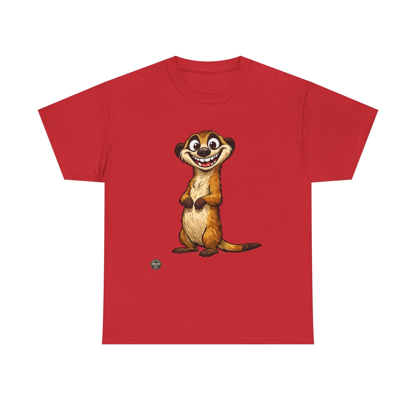 Meerkat Cute Cartoon T-Shirt — Playful Wildlife Tee