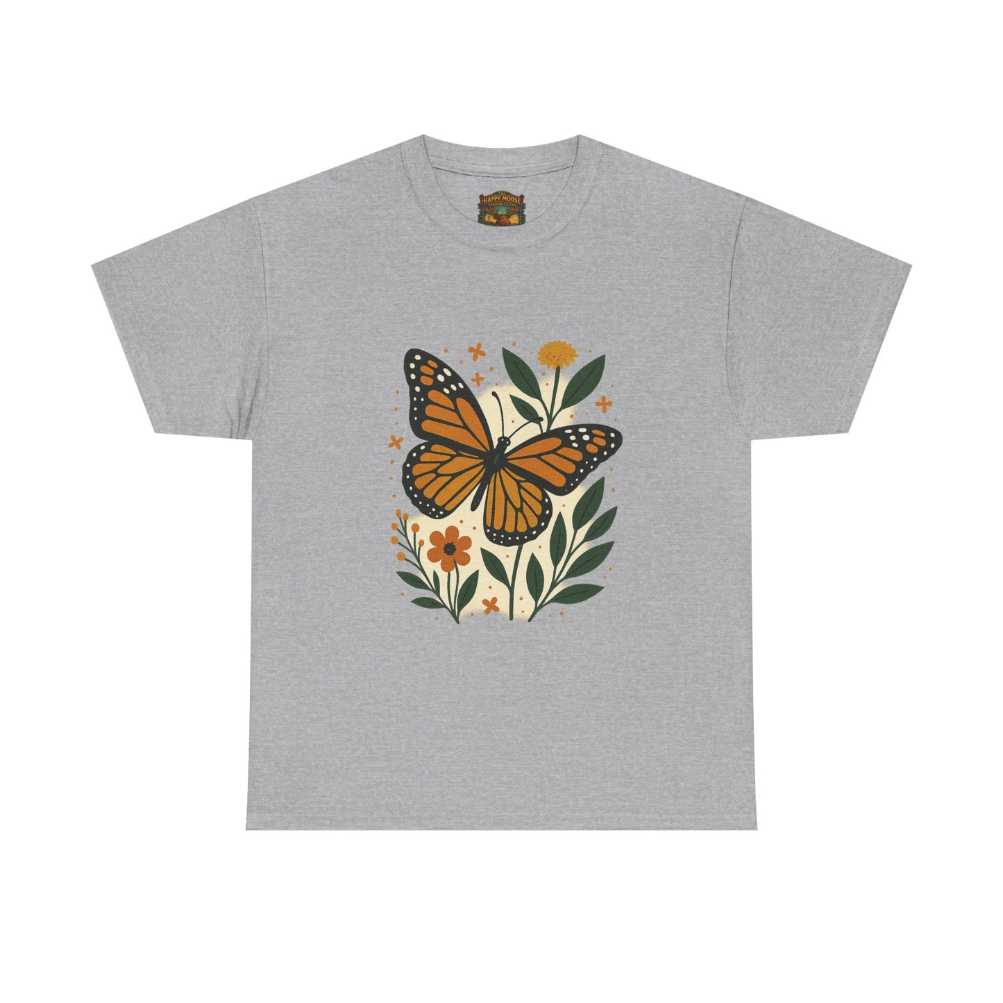 Butterfly T-Shirt — Delicate Monarch Tee for Nature Lovers