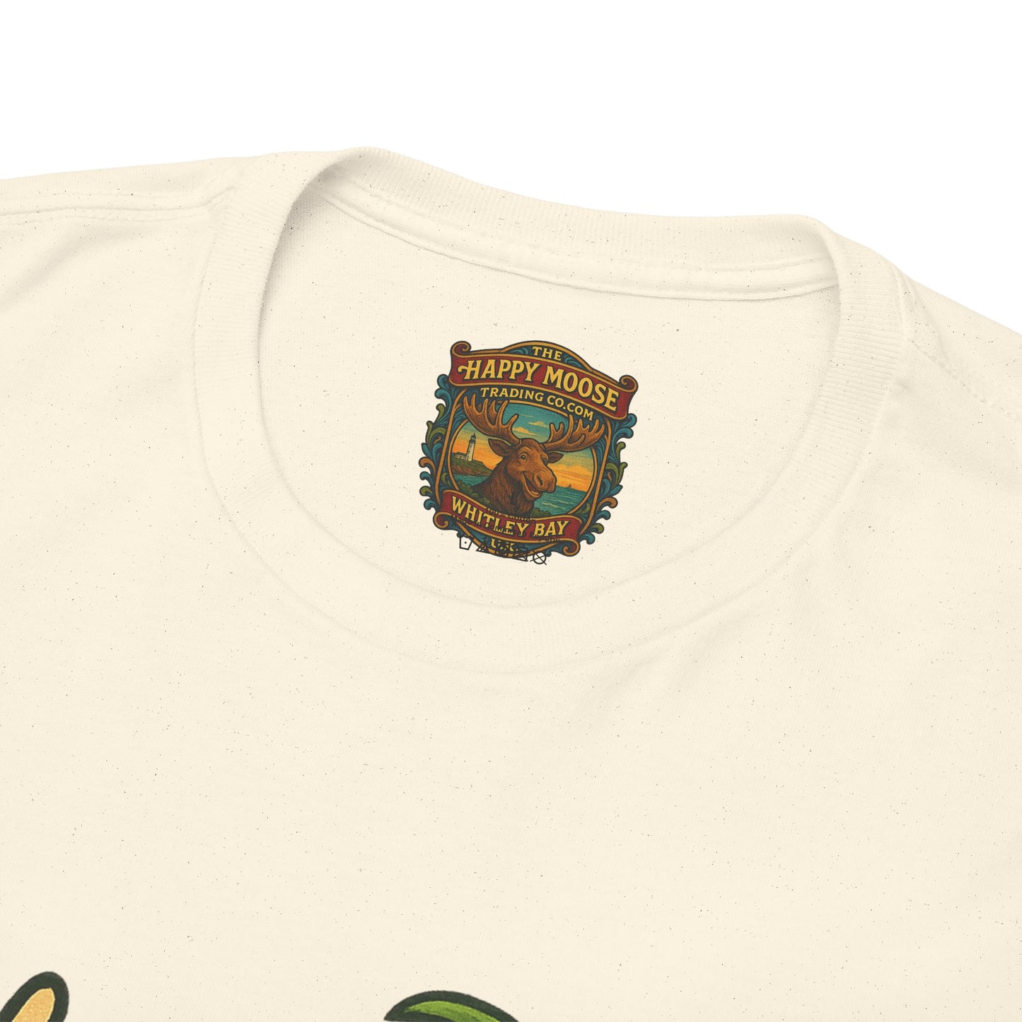 Moose Beach Vacation T-Shirt — Relaxing Tropical Moose Graphic Tee