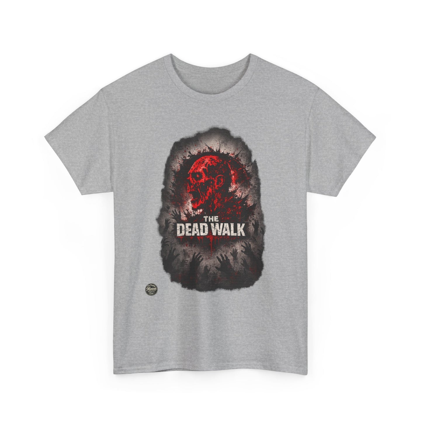 Zombie Graphic Tee — "The Dead Walk" Horror T-Shirt EZ003