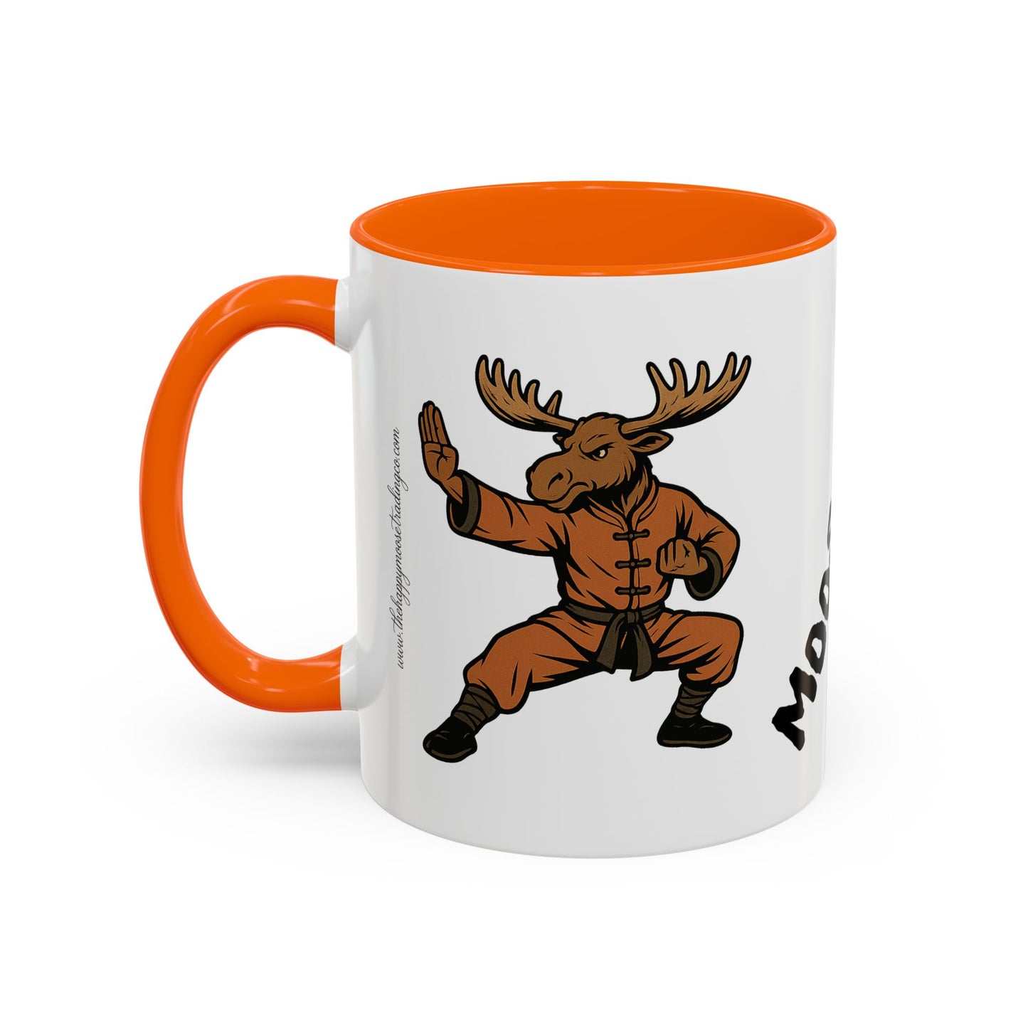Moose Lee Martial Arts Accent Coffee Mug — Funny Moose Kung Fu 11/15oz