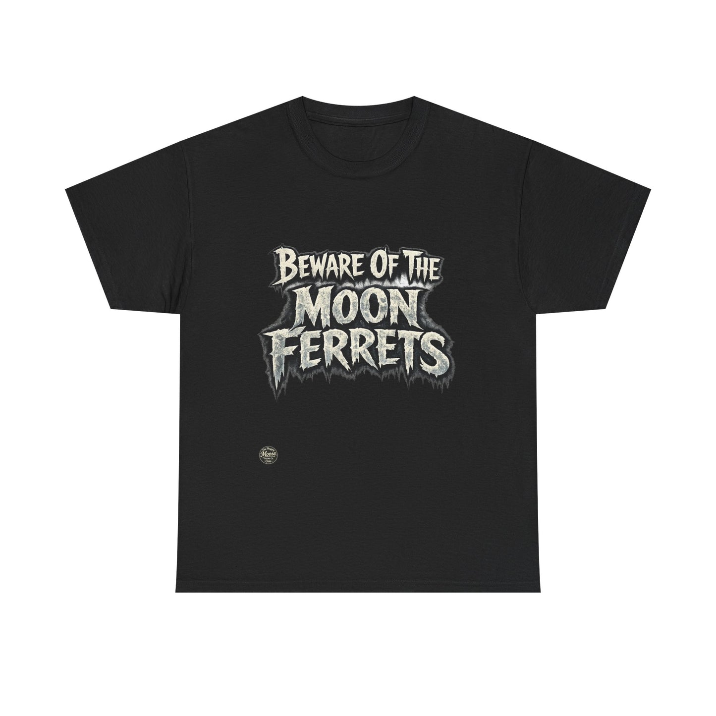 Beware of the Moon Ferrets T-Shirt — Cute Spooky Ferret Graphic Tee