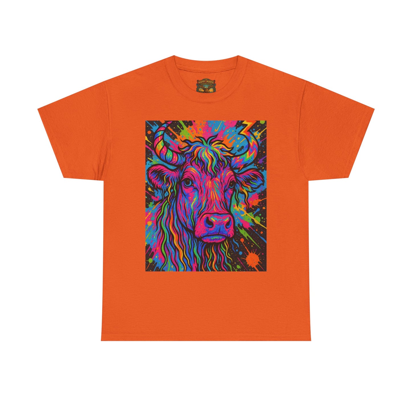 Psychedelic Cow Art Tee