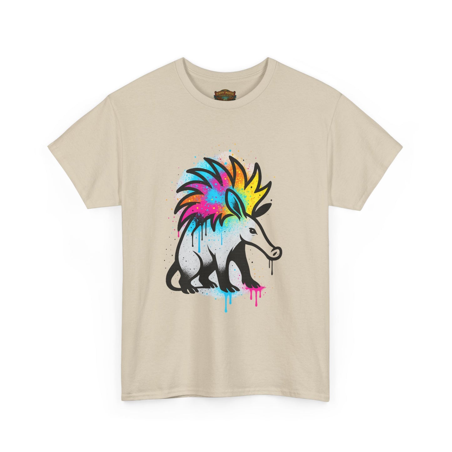Porcupine Graffiti T-Shirt — Colorful Street Art Animal Tee