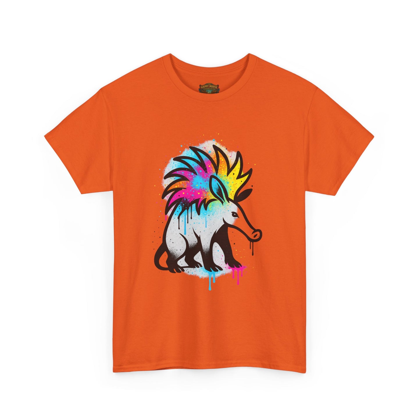 Porcupine Graffiti T-Shirt — Colorful Street Art Animal Tee