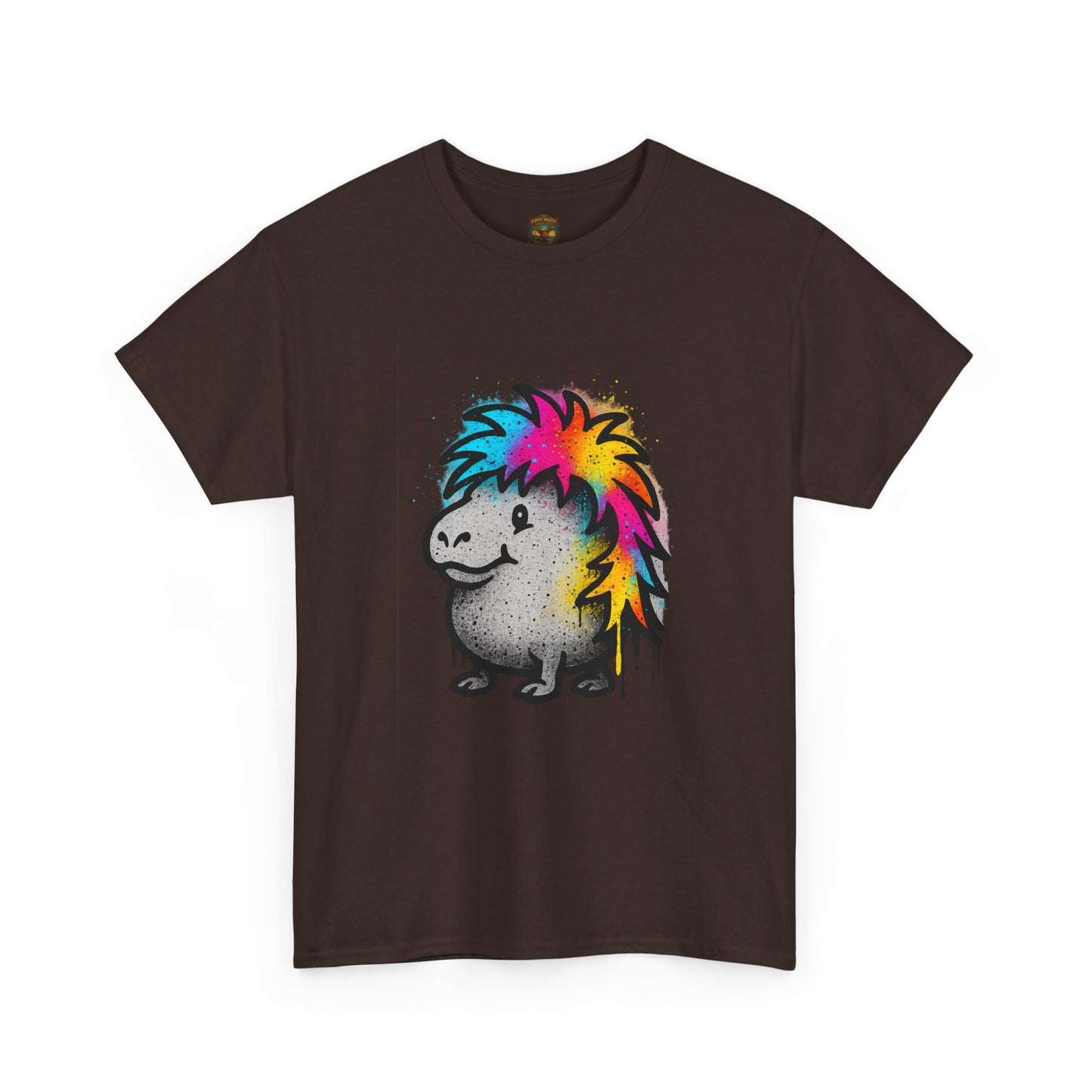 Rainbow Mohawk Quokka T-Shirt — Cute Colorful Quokka Tee