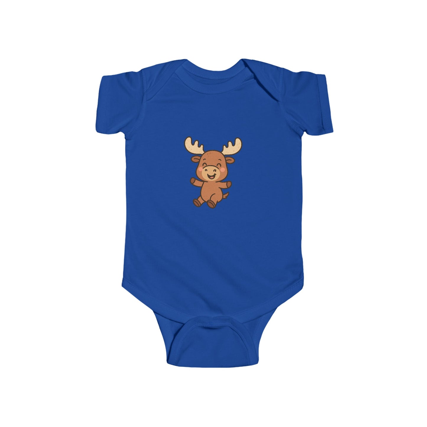 Cute Cartoon Moose Infant Bodysuit — Adorable Baby Onesie