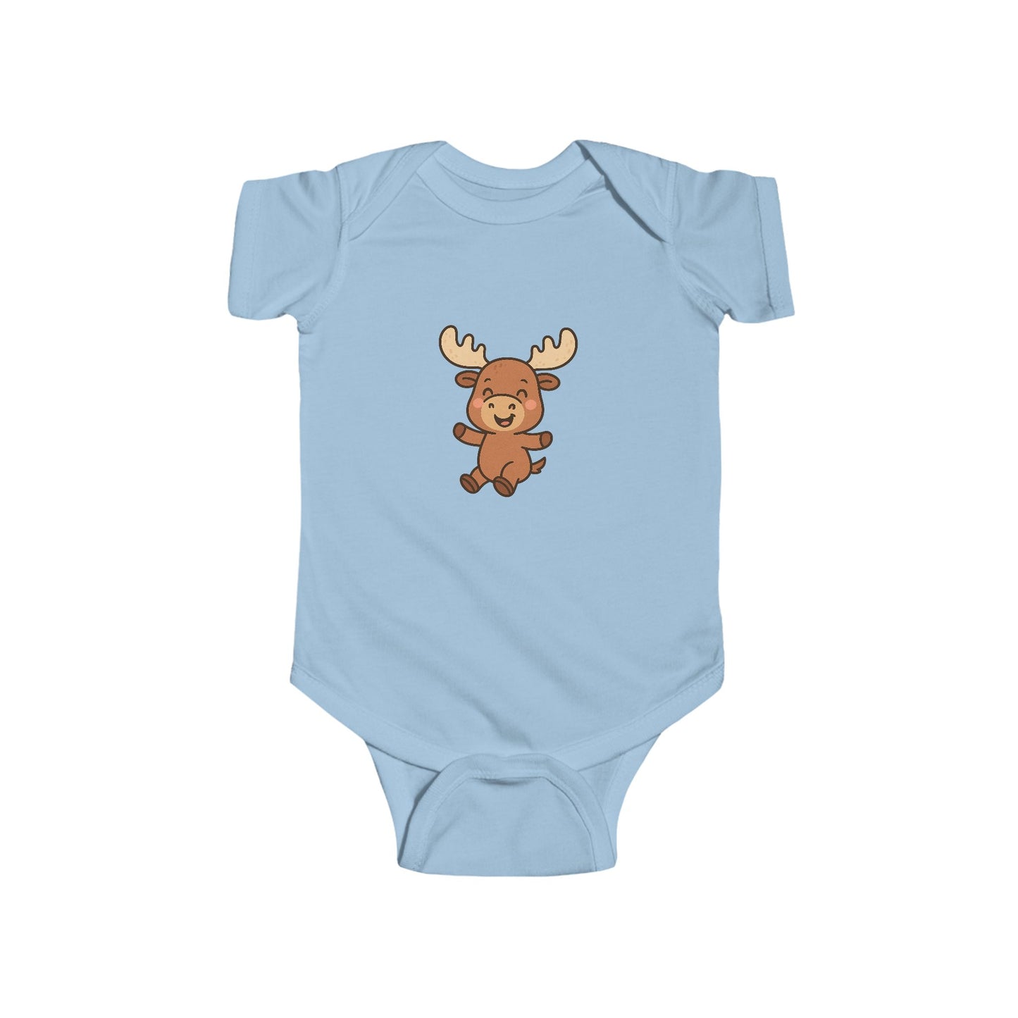 Cute Cartoon Baby Moose Infant Bodysuit — Baby Vest Bodysuit