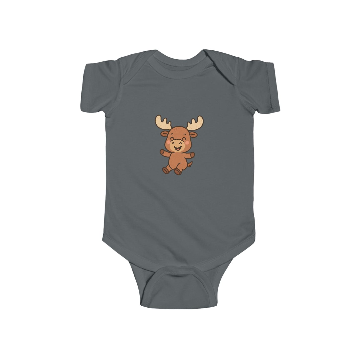 Cute Cartoon Baby Moose Infant Bodysuit — Baby Vest Bodysuit