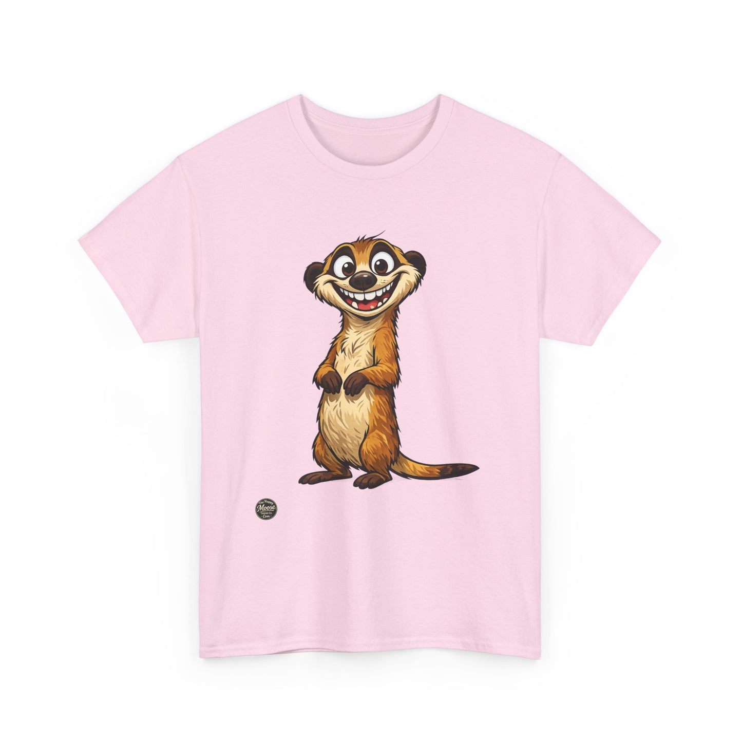 Meerkat Cute Cartoon T-Shirt — Playful Wildlife Tee