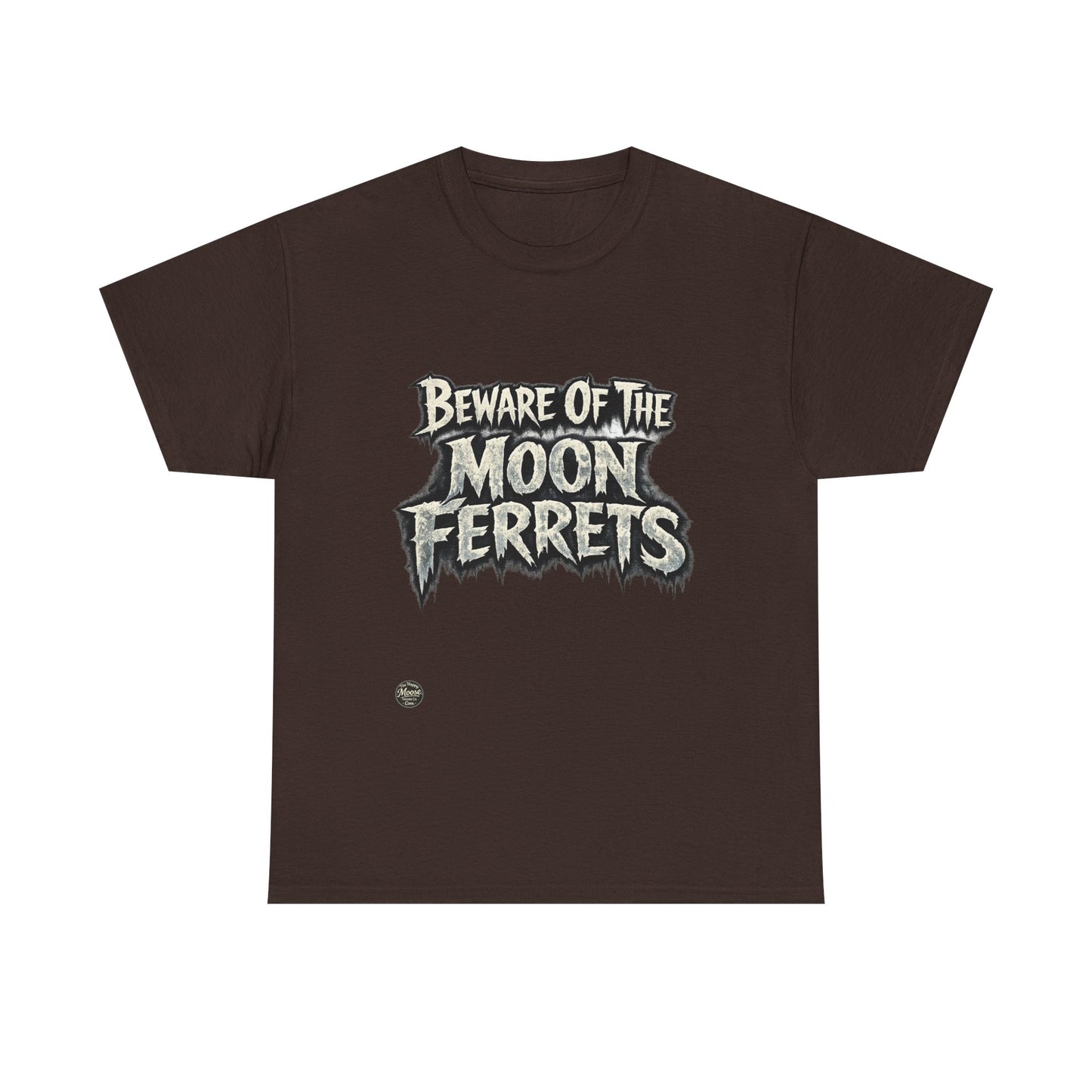 Beware of the Moon Ferrets T-Shirt — Cute Spooky Ferret Graphic Tee
