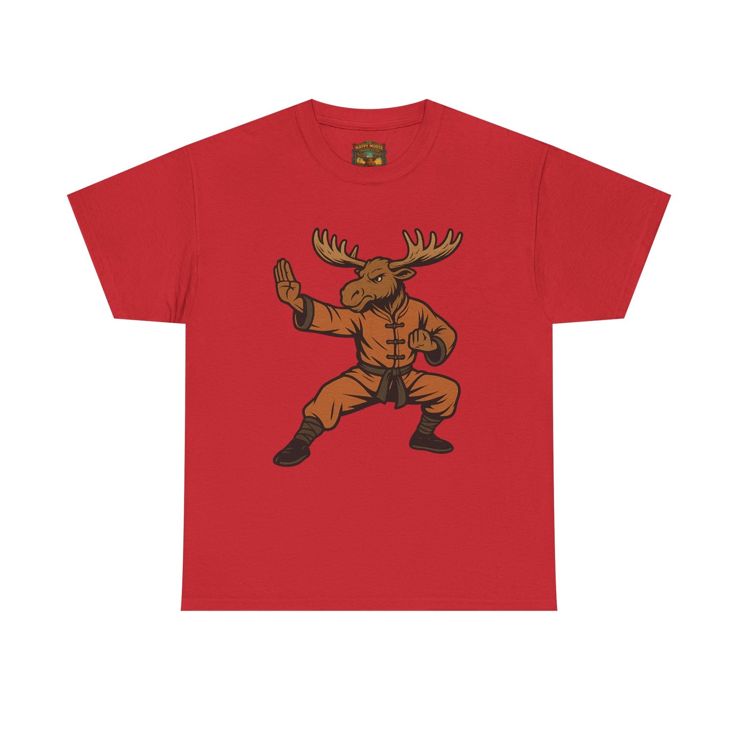 Moose Lee Kung Fu T-Shirt — Martial Arts Moose Graphic Tee