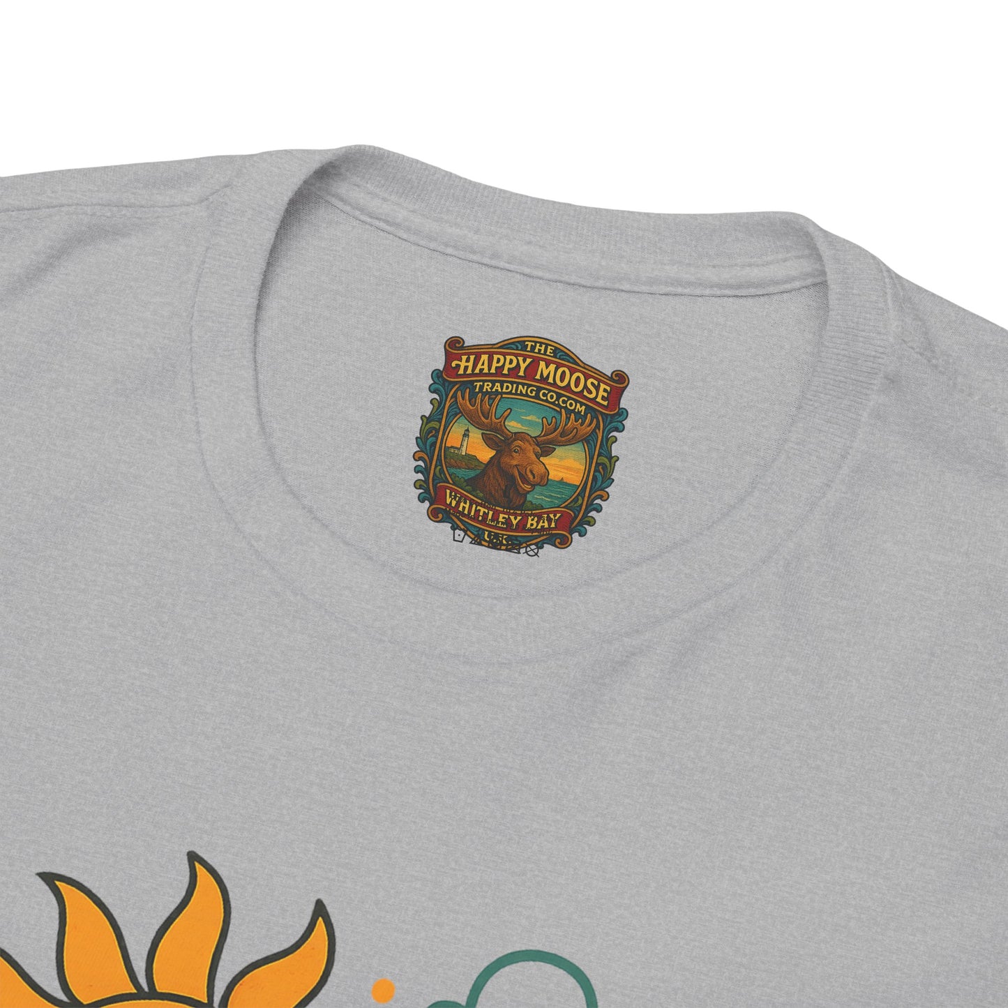 Summer Beach Tee | Surf Waves Palm Tree Graphic