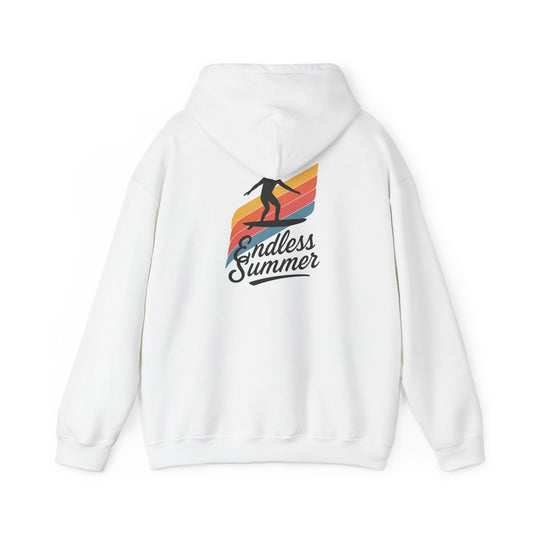 Endless Summer Surf Hoodie — Retro Sunset Skateboard Pullover