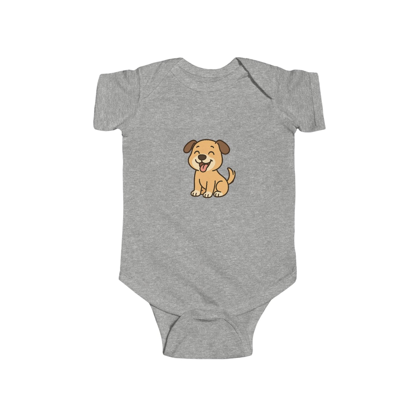 Cute Puppy Infant Bodysuit – Adorable Cartoon Dog Baby Onesie