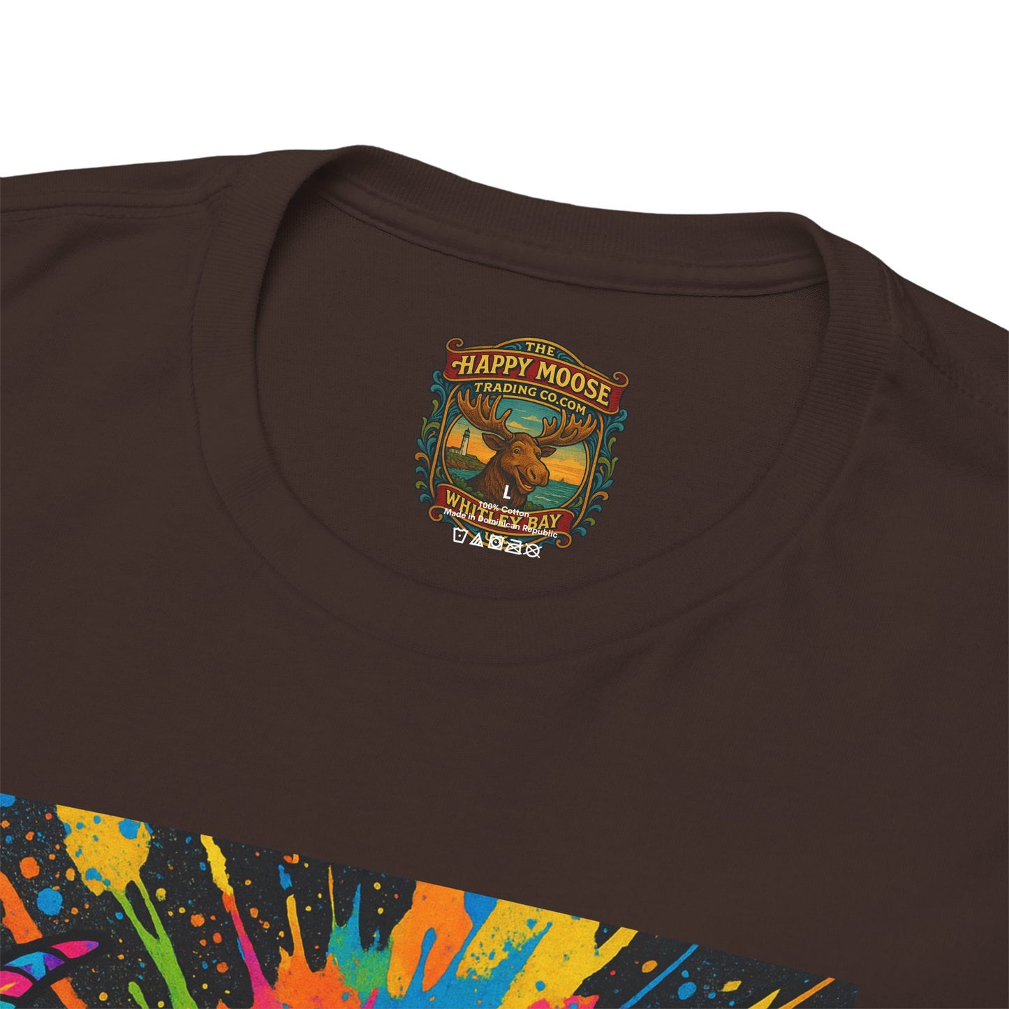 Psychedelic Highland Cow T-Shirt | Retro Rainbow Cow Art 4