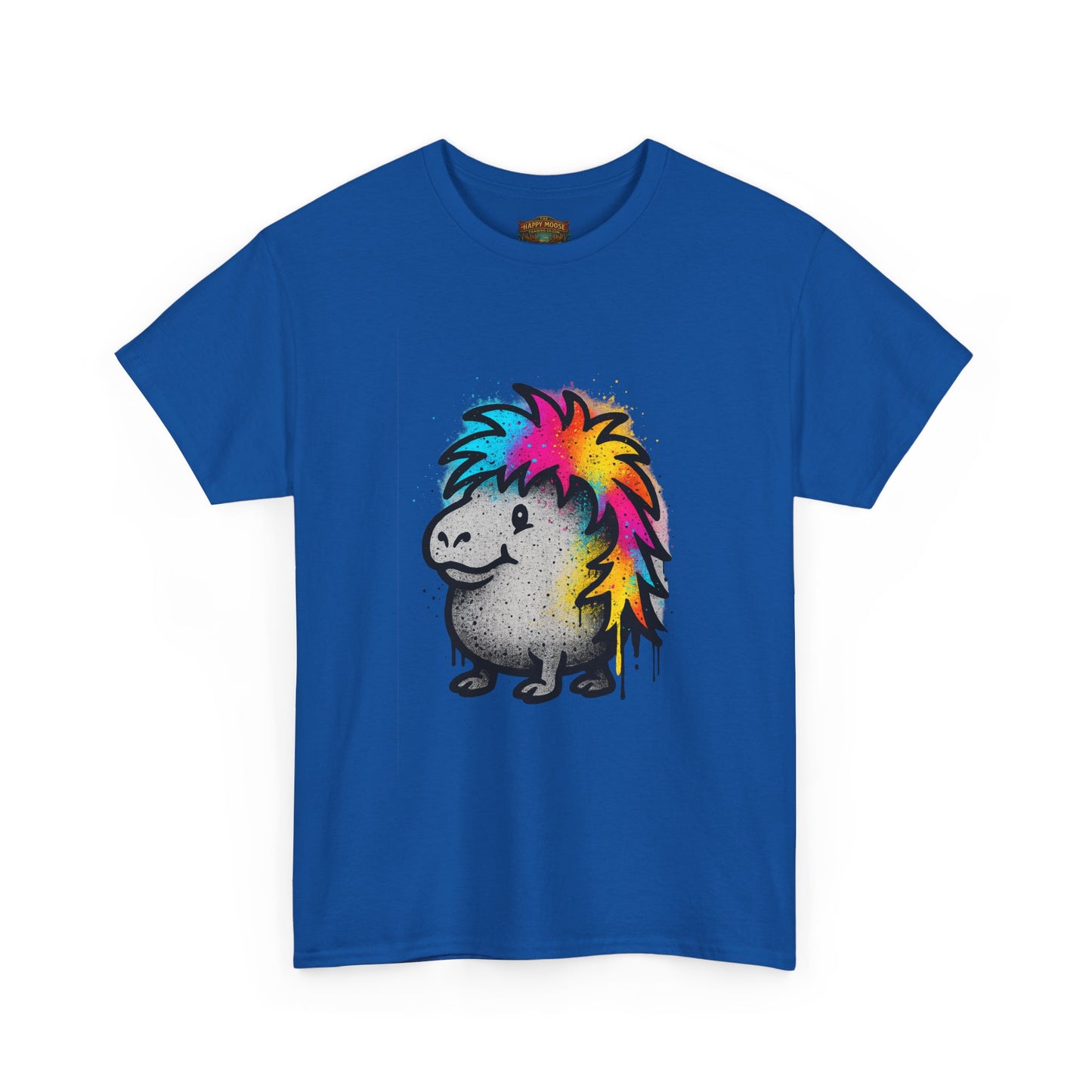Rainbow Mohawk Quokka T-Shirt — Cute Colorful Quokka Tee