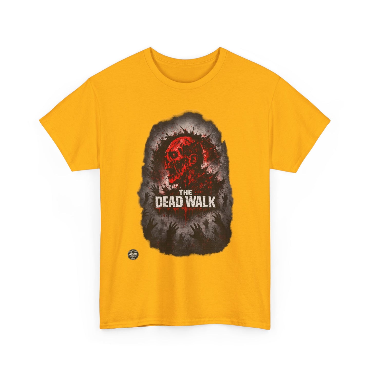 Zombie Graphic Tee — "The Dead Walk" Horror T-Shirt EZ003