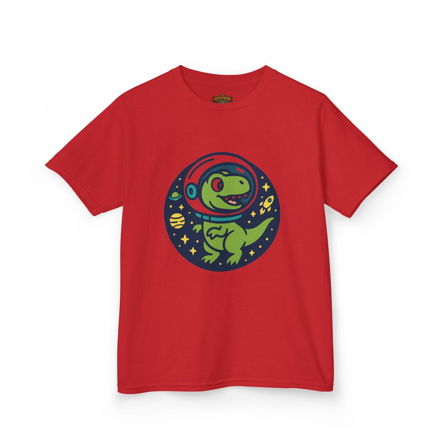 Kids Tee — Space Dino Astronaut Graphic
