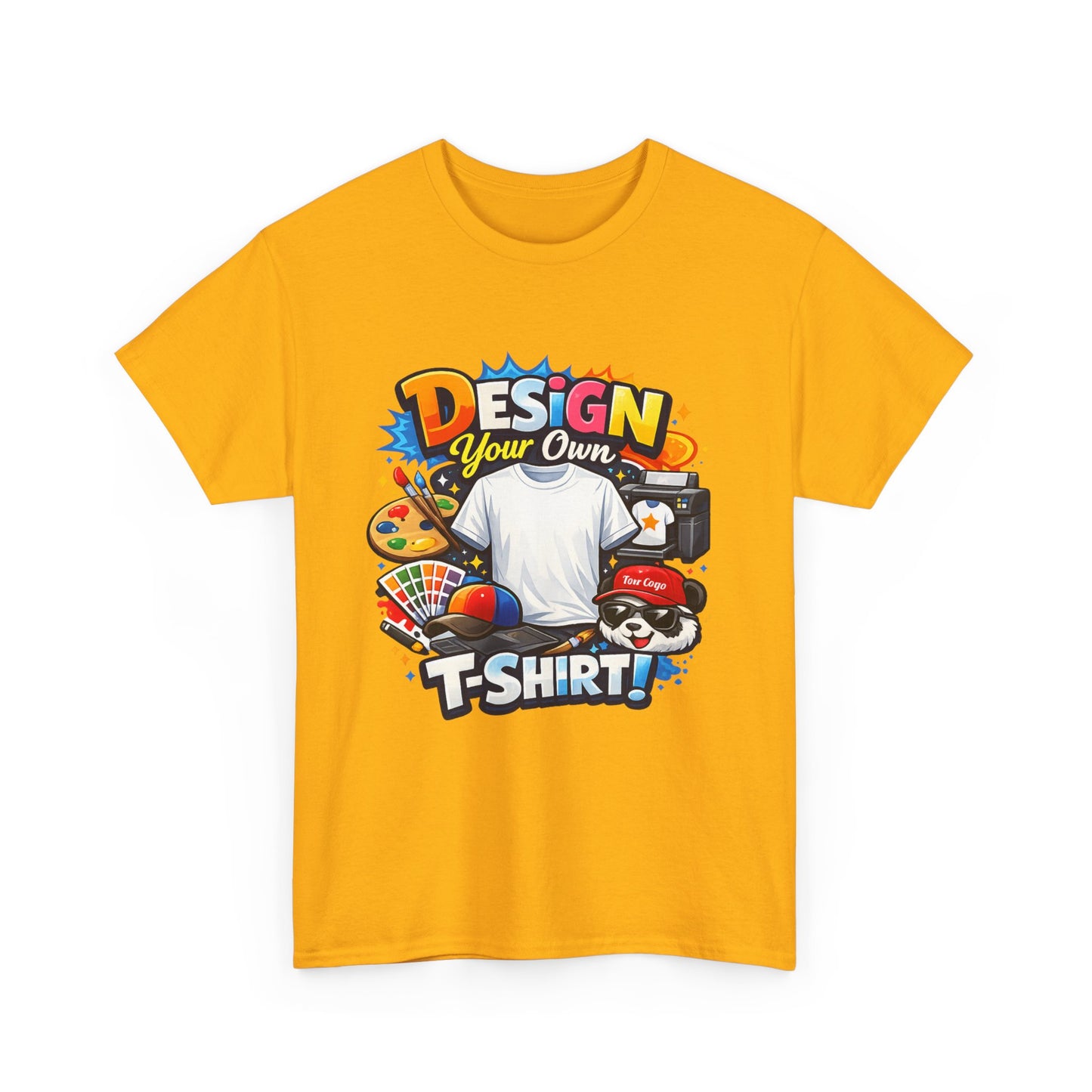 Custom 'Design Your Own' T-Shirt — Personalized Graphic Tee (Front Print)