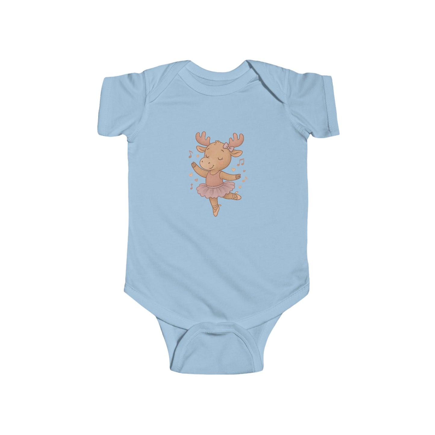 Baby Vest Infant Bodysuit — Cute Ballerina Moose