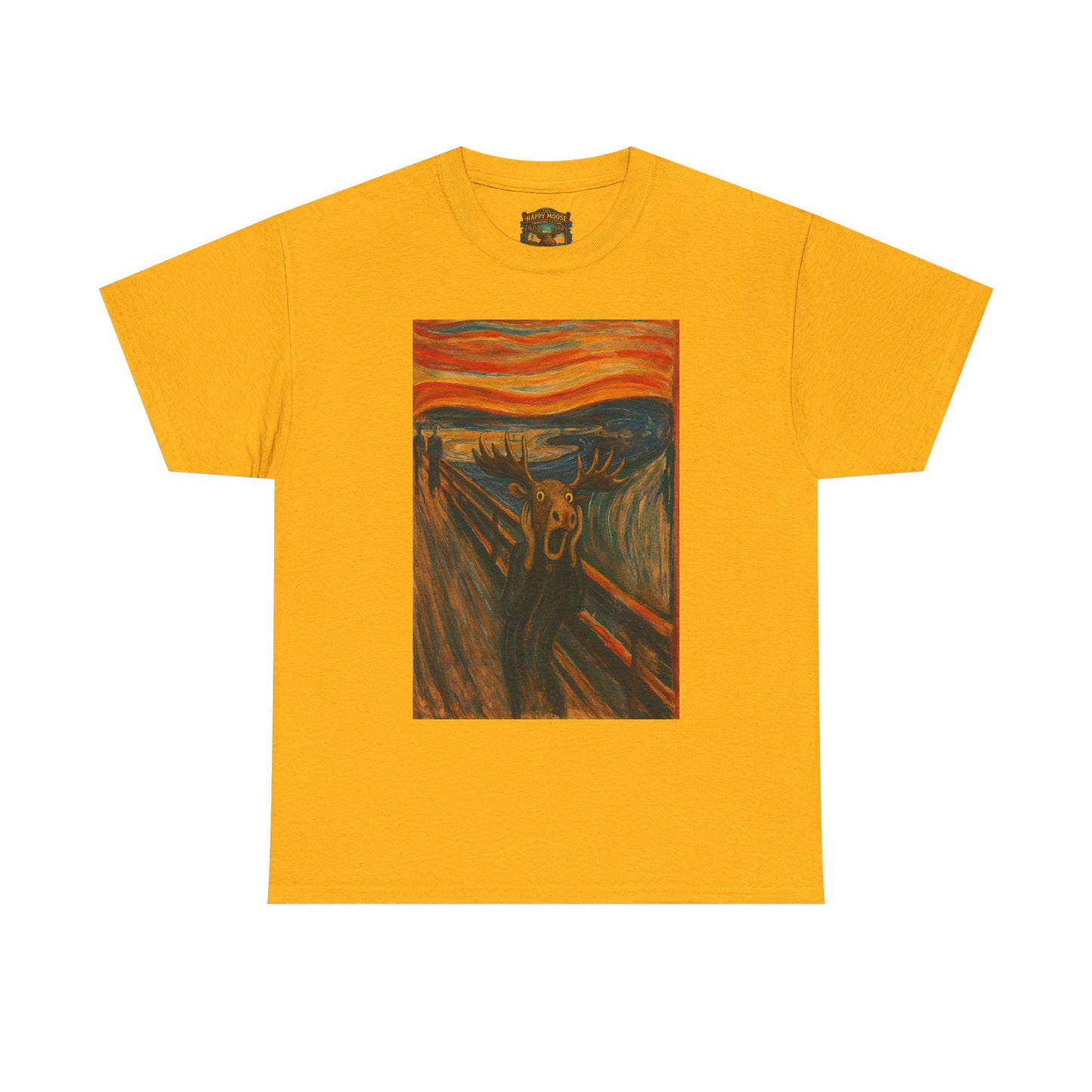 The Scream Art Print T‑Shirt — Vintage Expressionist Graphic Tee