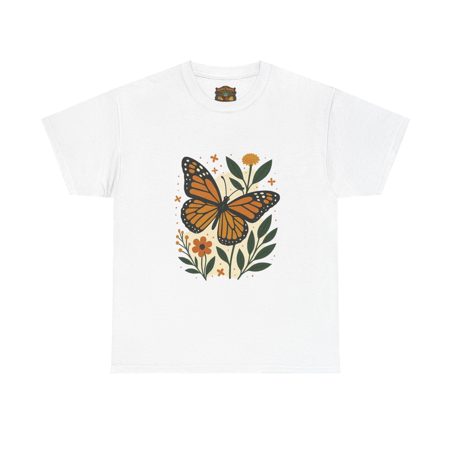 Butterfly T-Shirt — Delicate Monarch Tee for Nature Lovers
