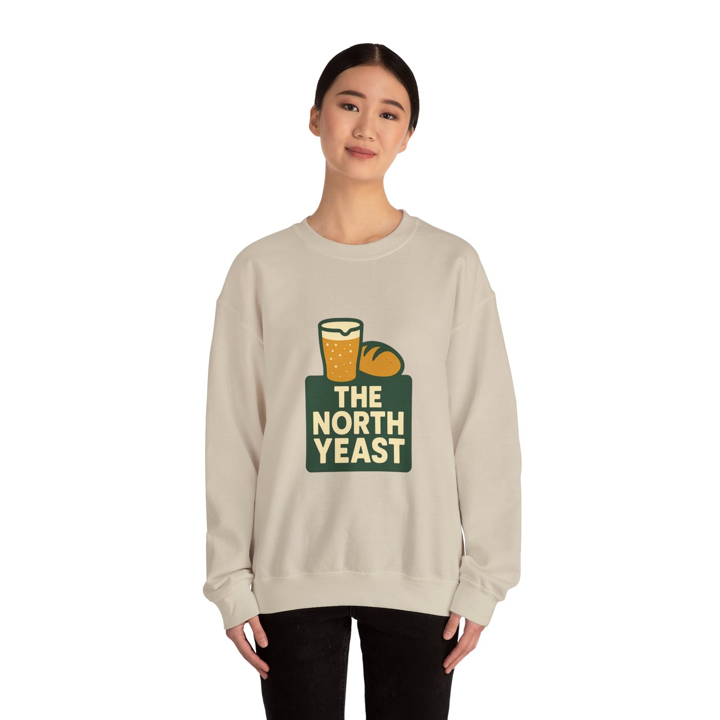 Crewneck Sweatshirt — The North Yeast Beer & Bread Logo
