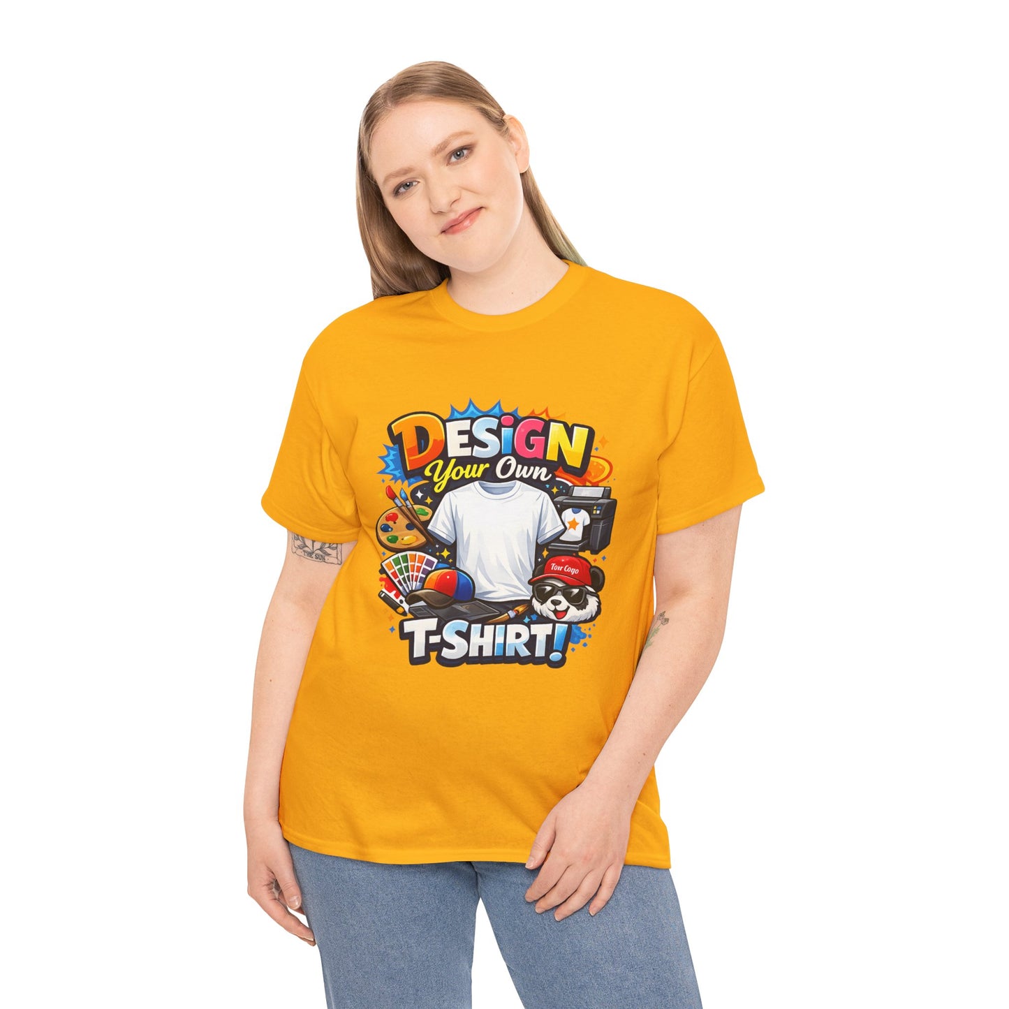 Custom 'Design Your Own' T-Shirt — Personalized Graphic Tee (Front Print)