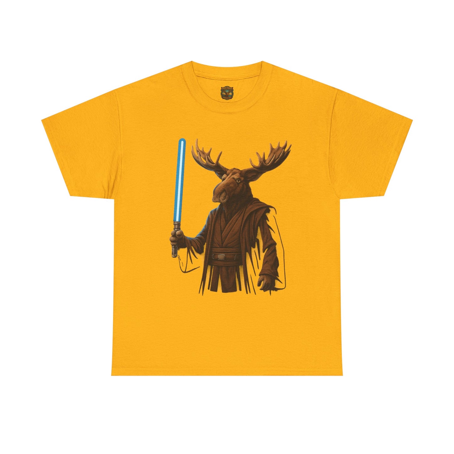 Moose Wars T‑Shirt — Funny Star Wars Inspired Moose with Lightsaber