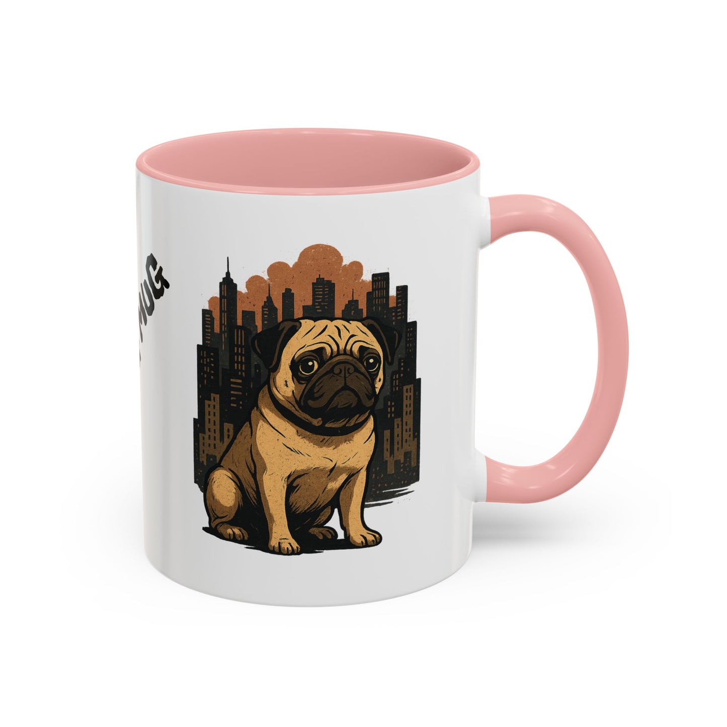 My Pug Mug Coffee Mug — Rustic Mountain Sunset Design