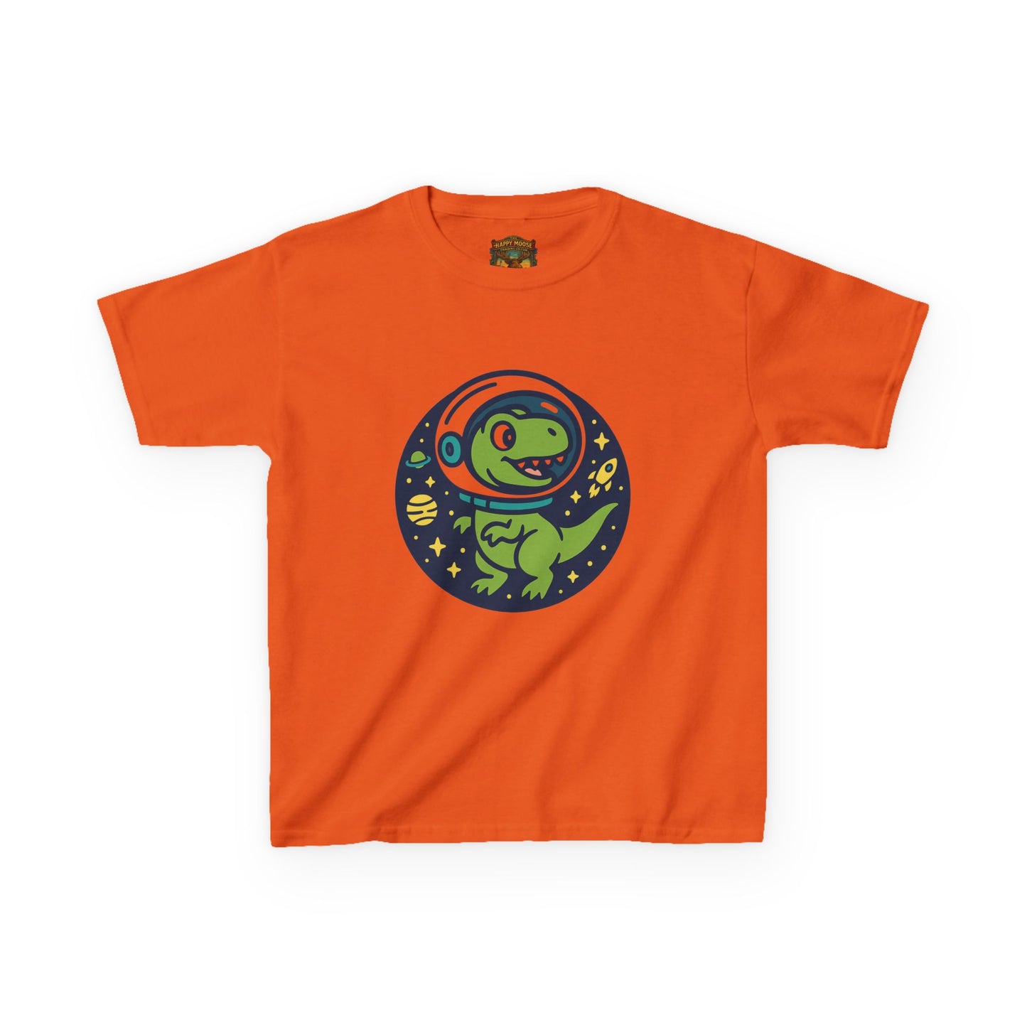Kids Tee — Space Dino Astronaut Graphic