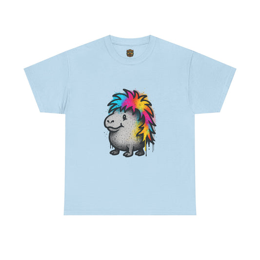 Rainbow Mohawk Quokka T-Shirt — Cute Colorful Quokka Tee