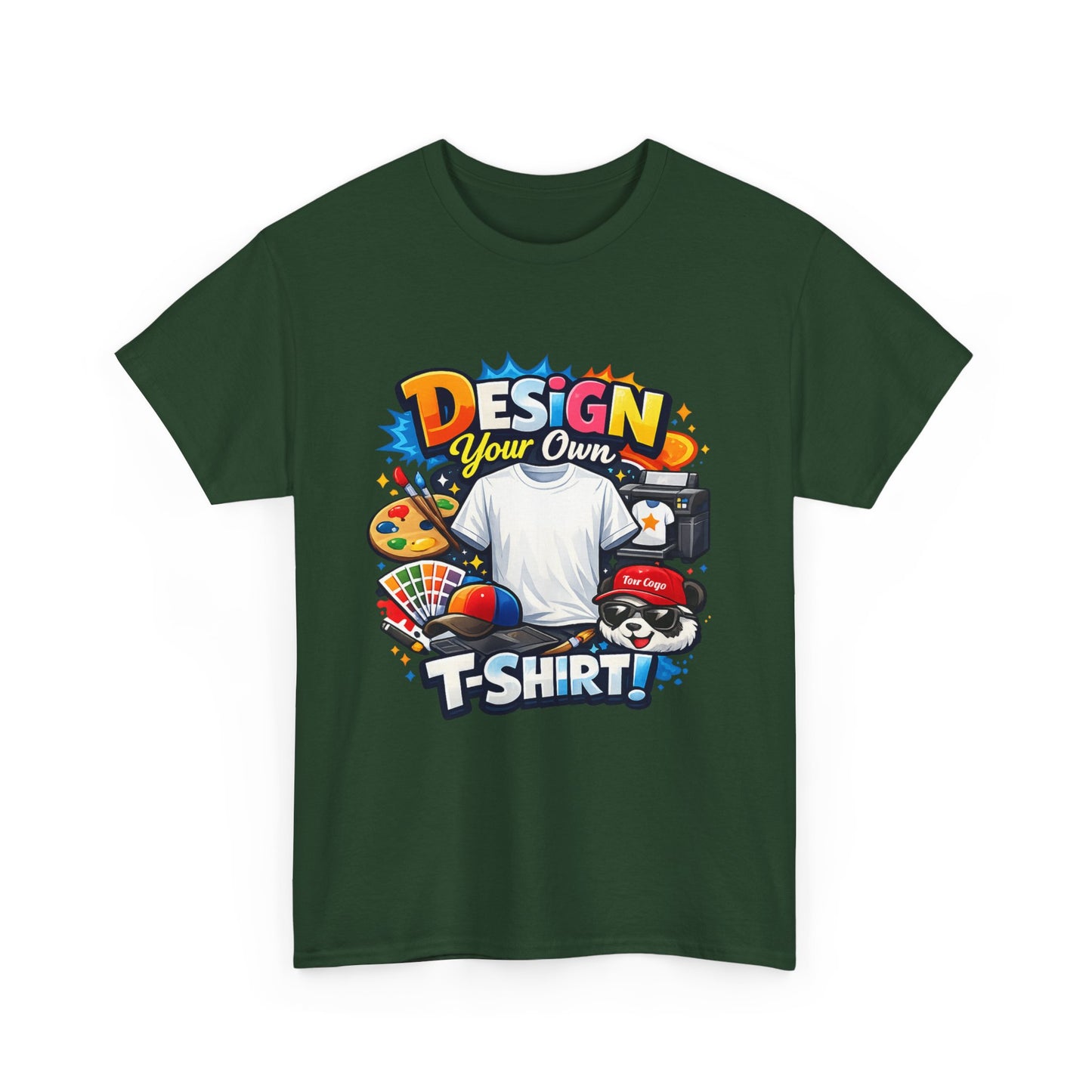 Custom 'Design Your Own' T-Shirt — Personalized Graphic Tee (Front Print)