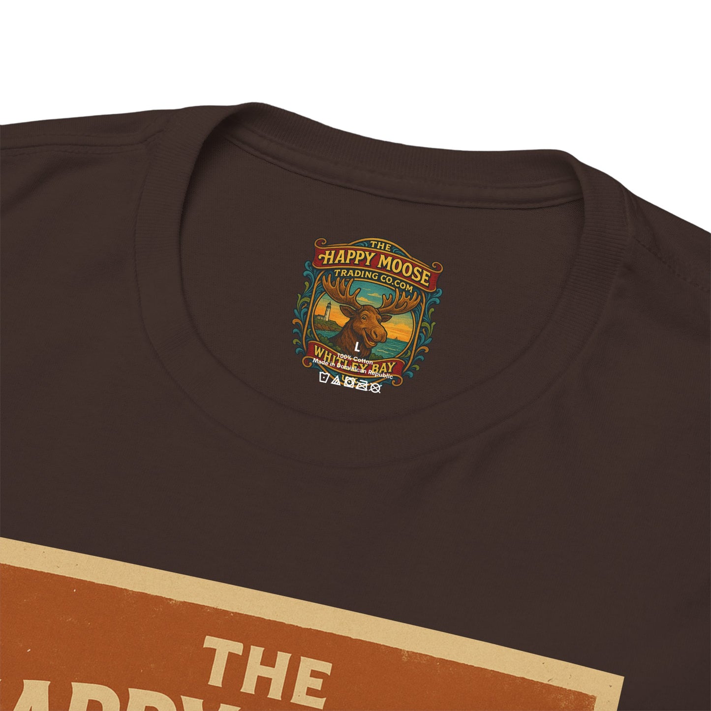 Happy Moose Motorcycle Club T-Shirt | Moose Biker Graphic