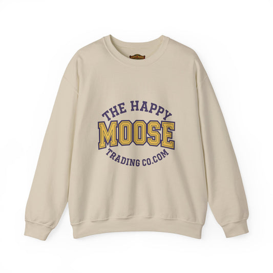 Happy Moose Crewneck Sweatshirt — Vintage Trading Co. Logo