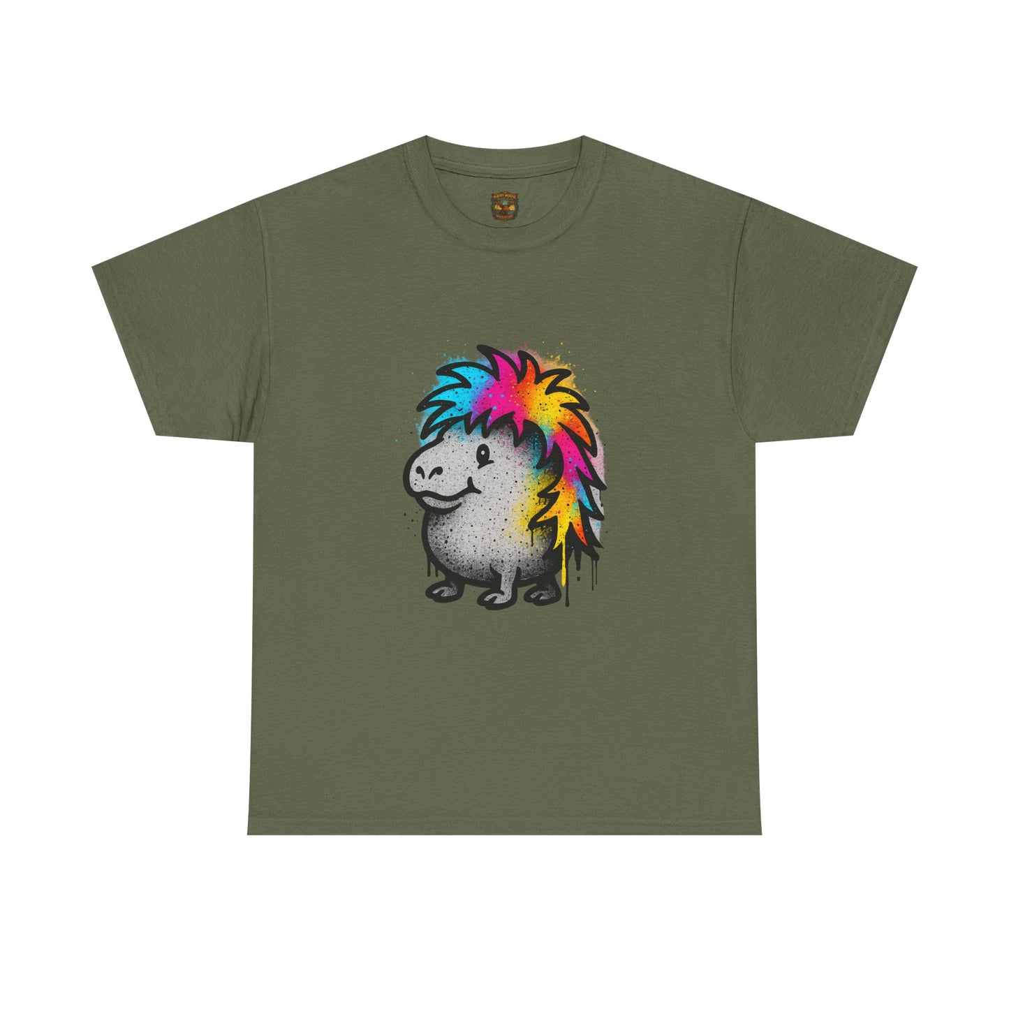 Rainbow Mohawk Quokka T-Shirt — Cute Colorful Quokka Tee