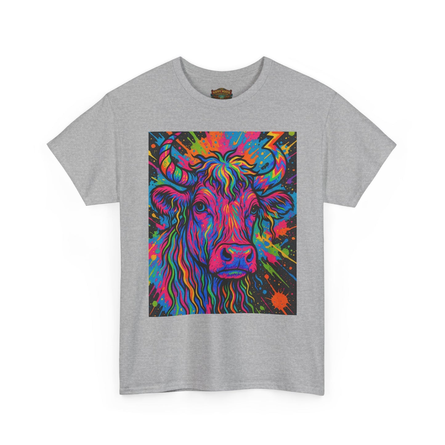 Psychedelic Cow Art Tee