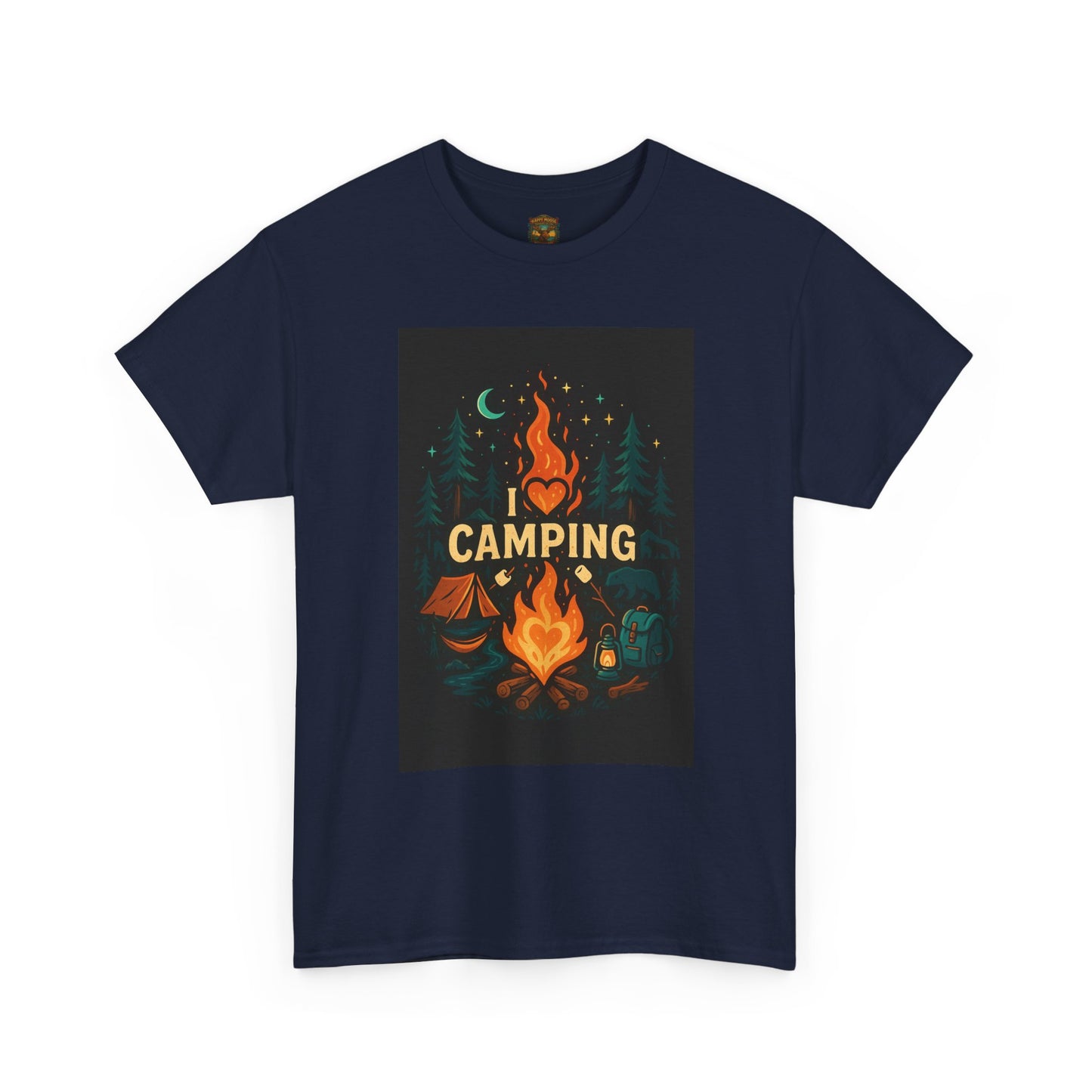 Camping Campfire Graphic Tee | Outdoor Adventure Shirt