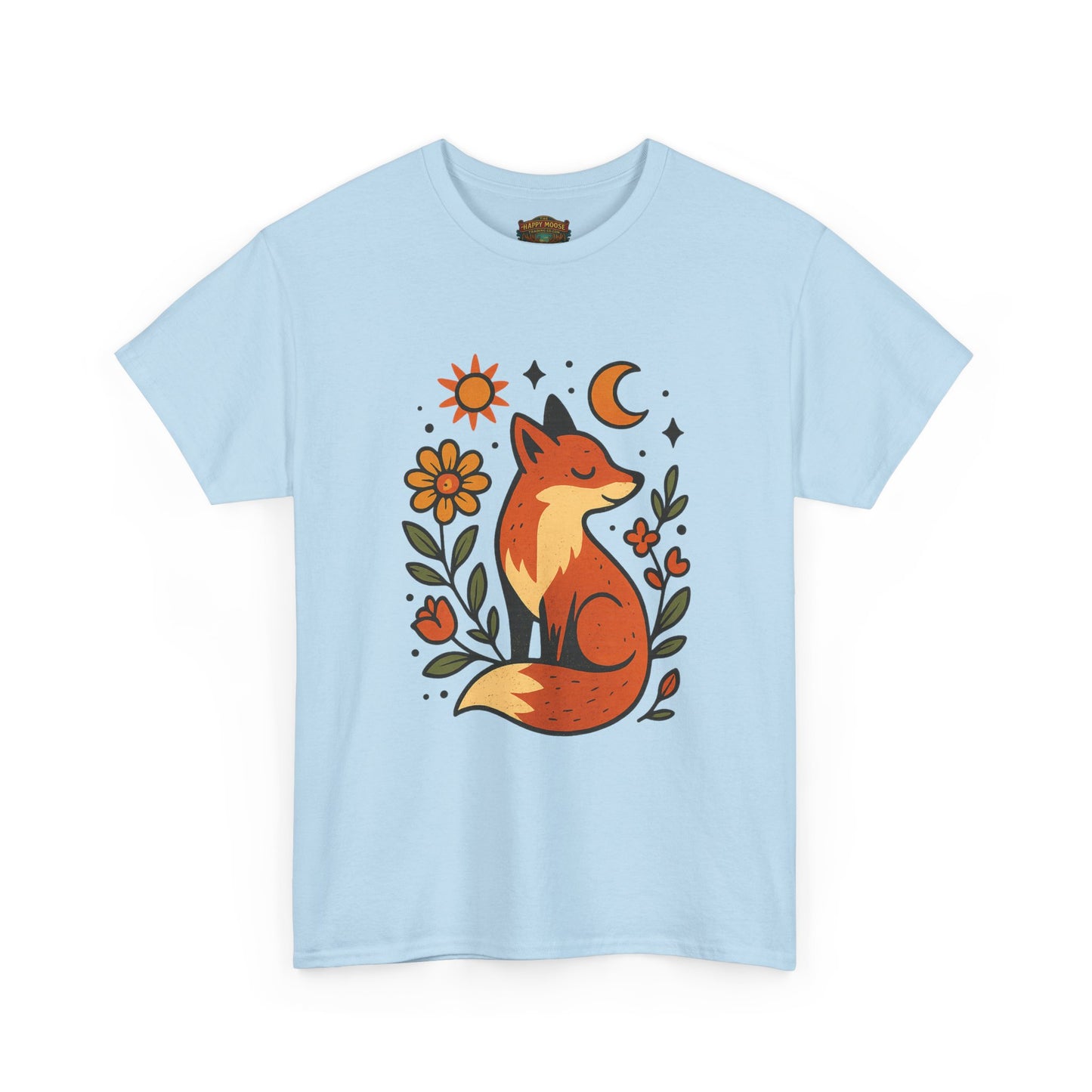 Fox Illustration T-Shirt | Cute Woodland Animal Tee