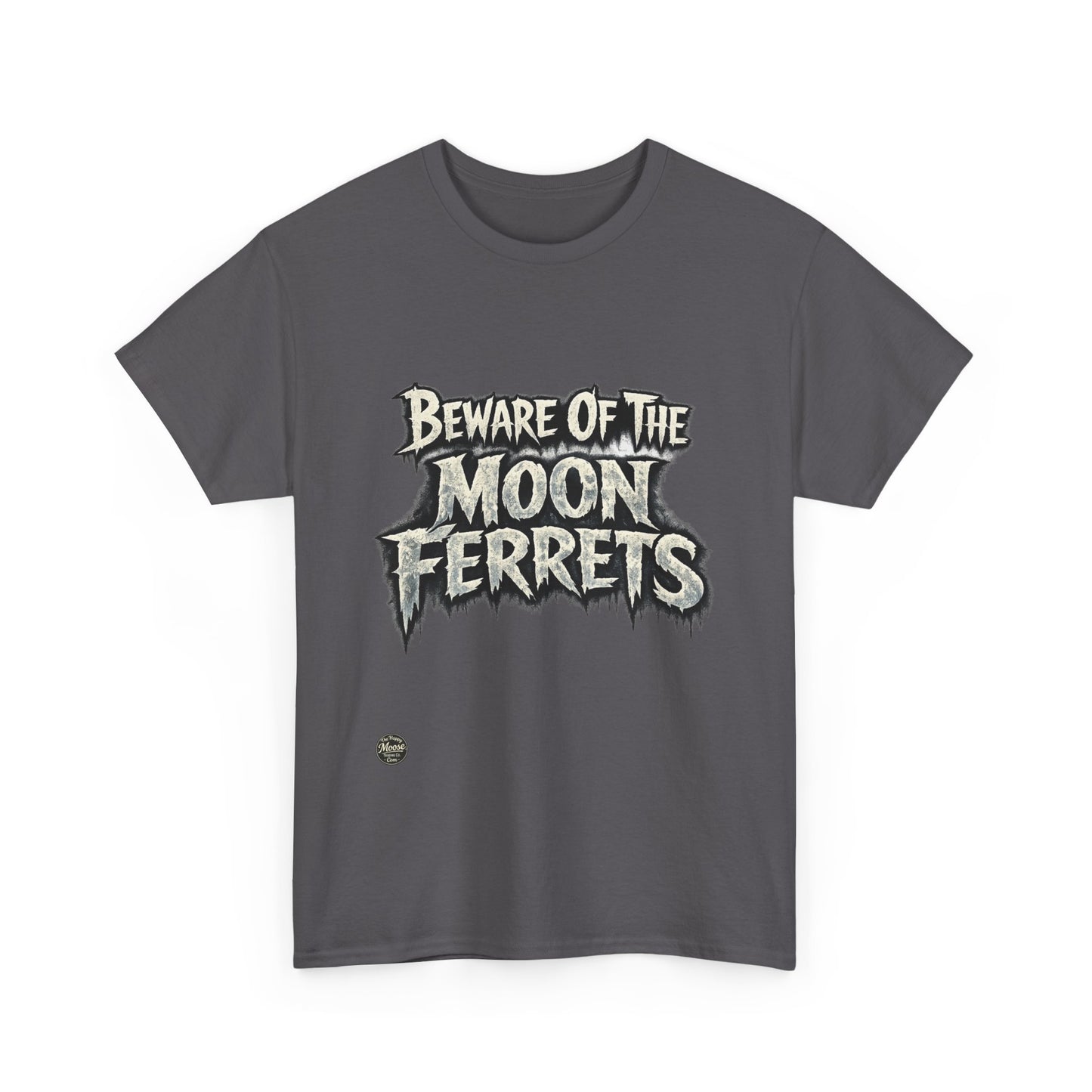 Beware of the Moon Ferrets T-Shirt — Cute Spooky Ferret Graphic Tee