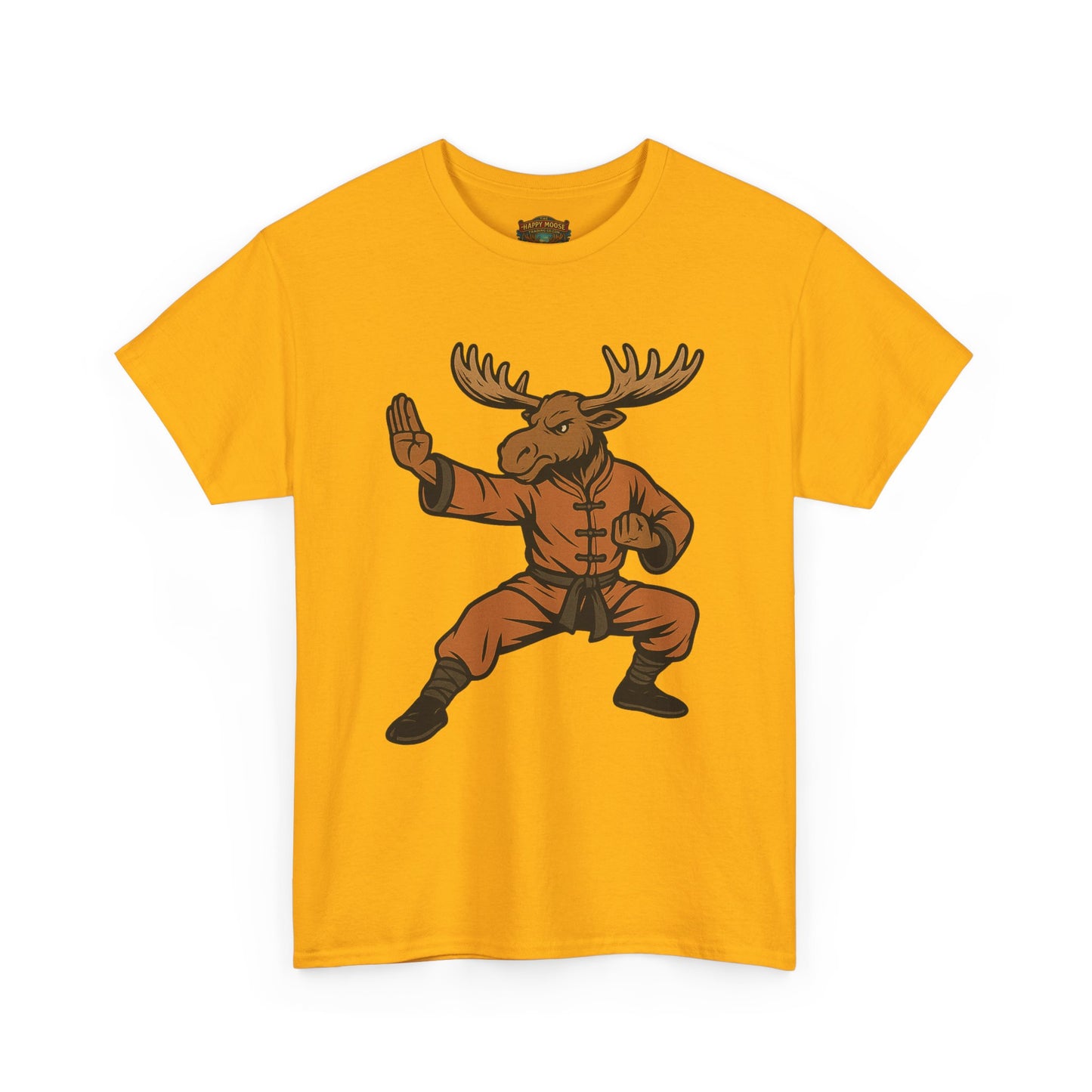 Moose Lee Kung Fu T-Shirt — Martial Arts Moose Graphic Tee