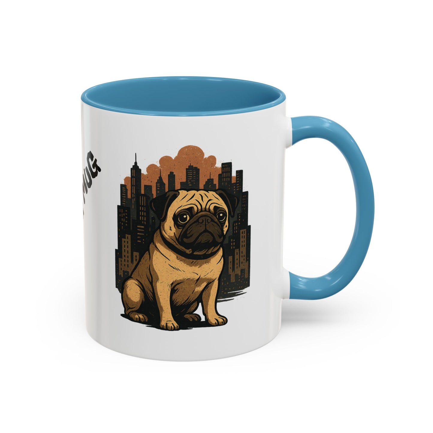 My Pug Mug Coffee Mug — Rustic Mountain Sunset Design
