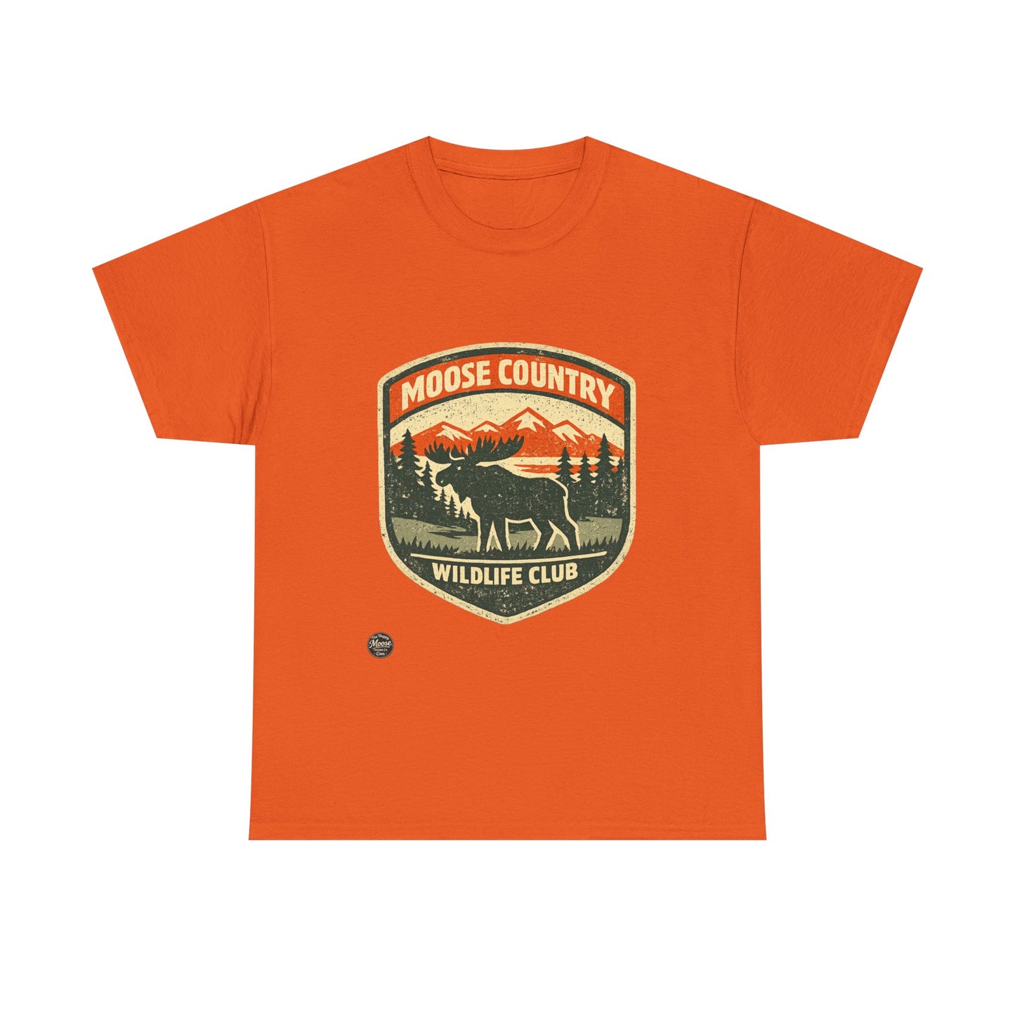 Moose Country Wildlife Club T-Shirt — Outdoor Hunting & Nature Tee