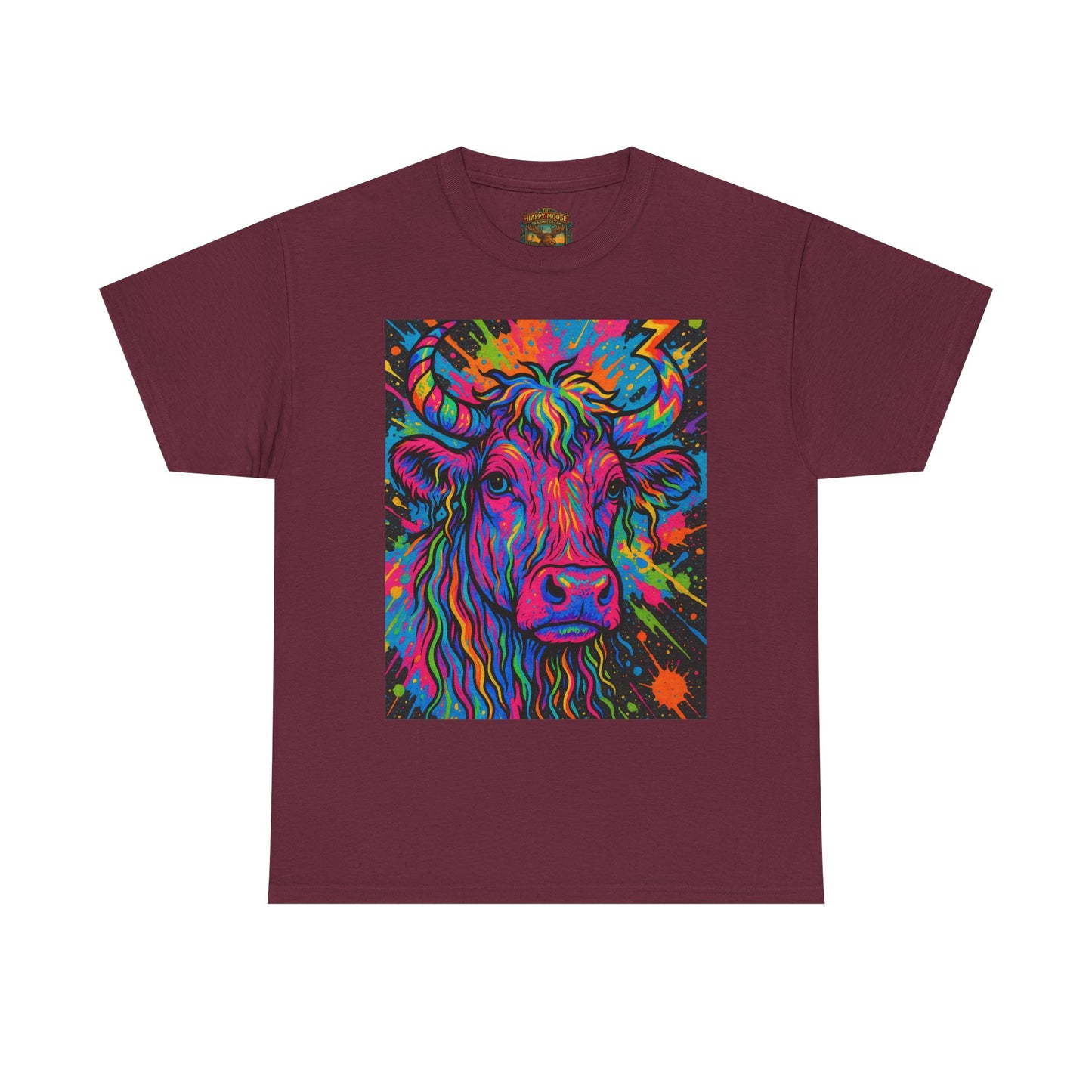 Psychedelic Cow Art Tee