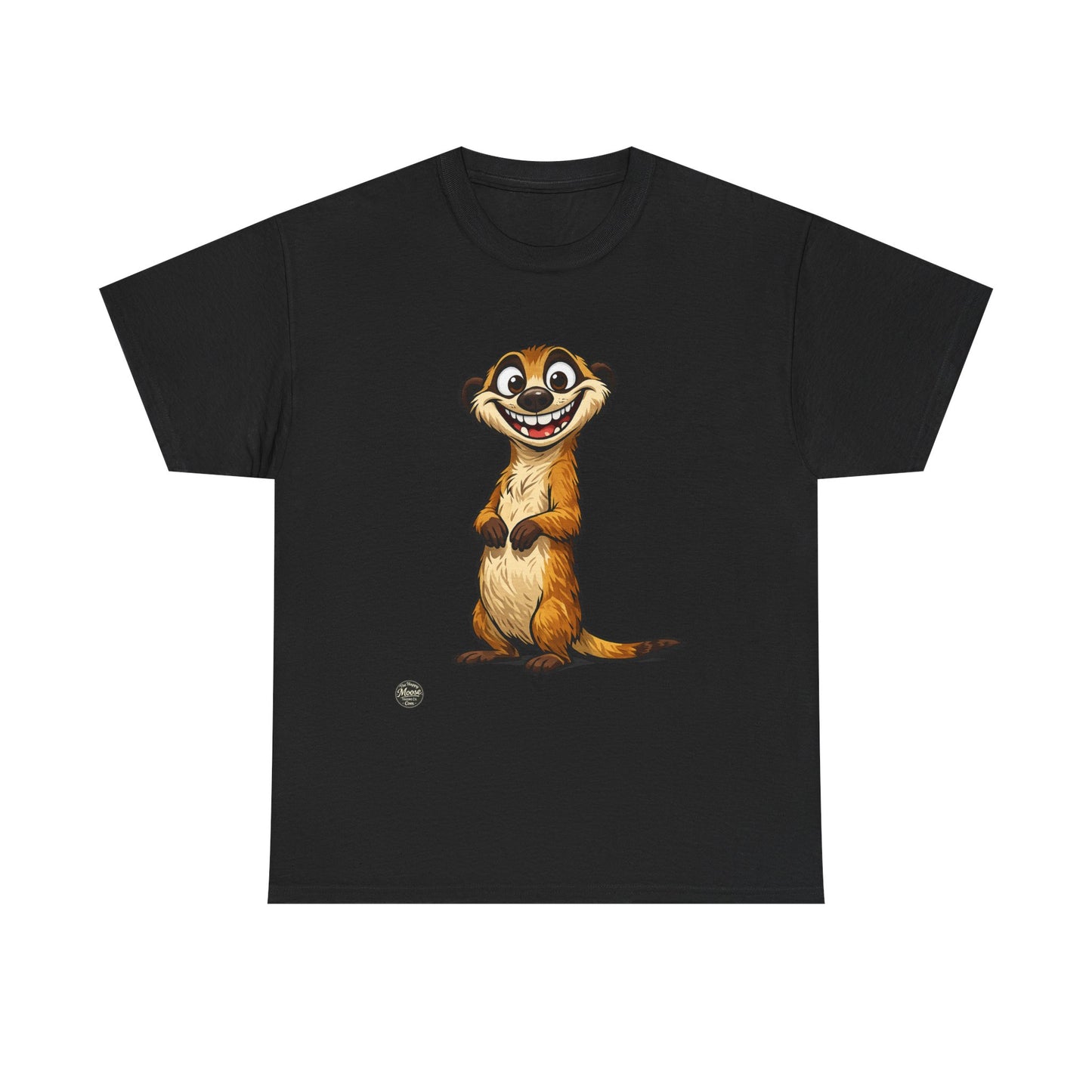 Meerkat Cute Cartoon T-Shirt — Playful Wildlife Tee