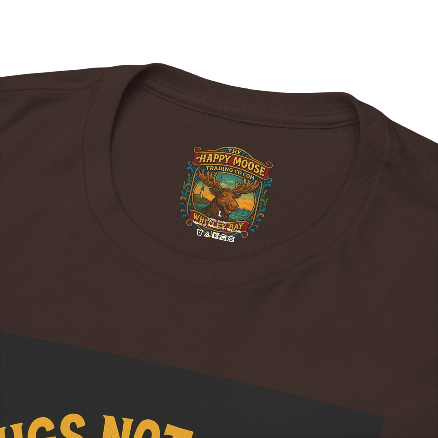 Pugs Not Drugs T-Shirt | Funny Pug Anti-Drug Design