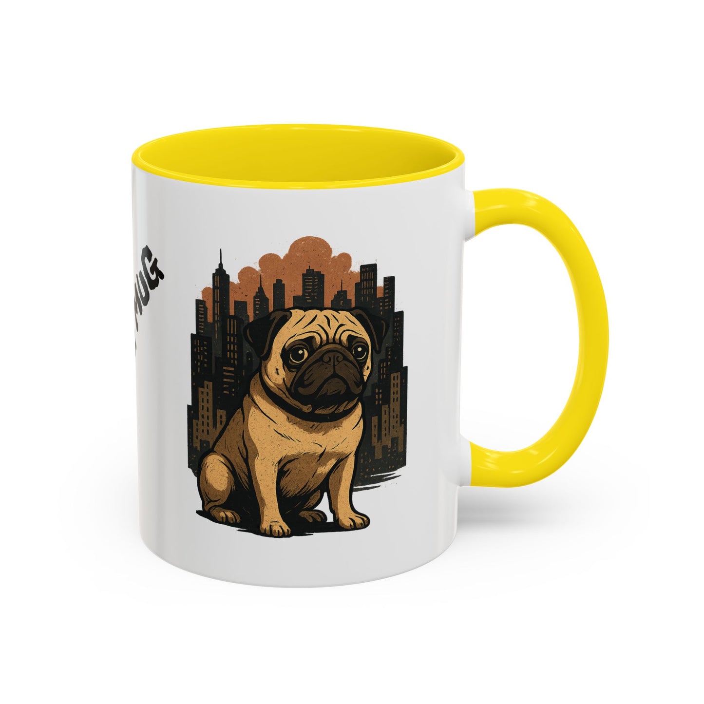 My Pug Mug Coffee Mug — Rustic Mountain Sunset Design